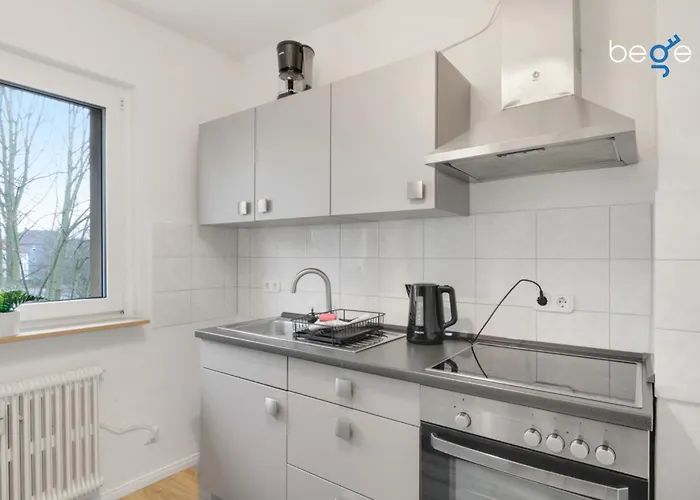 Bege Businesstranquil Lejlighed *